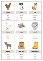 Aperçu - Jeux - Farm / Ferme: Don’t say it! (Jeu pour le cours d'anglais) - Page 3