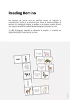 Aperçu - Jeux - Farm / Ferme: Reading Domino (Jeu pour le cours d'anglais) - Page 1