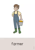 Aperçu - Affichage - Farm / Ferme: Word and Picture Cards (Cartes avec images pour le cours d'anglais) - Page 2