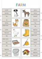 Aperçu - Cartes / Images - Farm / Ferme: Clip Cards (Cartes à pince pour le cours d'anglais) - Page 3