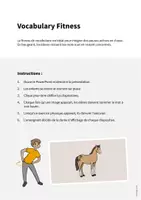 Aperçu - Jeux - Farm / Ferme: Vocabulary Fitness (Fitness du vocabulaire) - Page 1