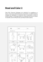 Aperçu - Cartes d'exercices - READ & COLOR: Pack XXL de ressources pour les cours d’anglais - Page 2