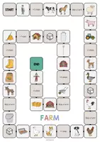Aperçu - Jeux - Farm / Ferme: Vocabulary Game (Jeu pour le cours d'anglais) - Page 2