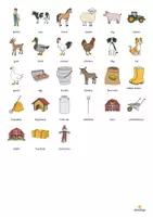 Aperçu - Jeux - Farm / Ferme: Vocabulary Game (Jeu pour le cours d'anglais) - Page 3