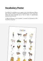 Aperçu - Affichage - VOCABULARY POSTER: Pack XXL de ressources pour les cours d’anglais - Page 2