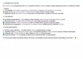 Vista previa - Manualidades / Dibujos para colorear - Animales de Oceanía Aprende y colorea - página 1