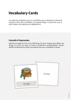 Aperçu - Fiches - Laundry Room / Buanderie: Vocabulary Cards (Cartes de mots) - Page 1