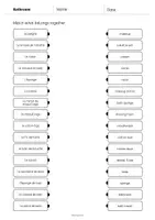 Aperçu - Cartes d'exercices - Bathroom / Salle de bain: Draw the lines 3 (Fiche d'exercices d'anglais) - Page 3