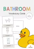 Aperçu - Fiches - Bathroom / Salle de bain: Vocabulary Cards (Cartes de mots) - Page de couverture