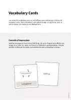 Aperçu - Fiches - Bathroom / Salle de bain: Vocabulary Cards (Cartes de mots) - Page 1