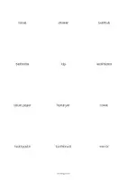 Aperçu - Fiches - Bathroom / Salle de bain: Vocabulary Cards (Cartes de mots) - Page 3
