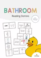 Aperçu - Jeux - Bathroom / Salle de bain: Reading Domino (Jeu pour le cours d'anglais) - Page de couverture