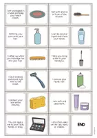Aperçu - Jeux - Bathroom / Salle de bain: Reading Domino (Jeu pour le cours d'anglais) - Page 3