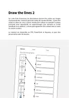 Aperçu - Cartes d'exercices - Bathroom / Salle de bain: Draw the lines 2 (Fiche d'exercices d'anglais) - Page 1