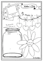 Vorschau - Arbeitsblätter - Mother´s Day - Writing Activity (Muttertag) - Seite 1