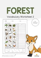 Aperçu - Jeux - FOREST: Pack XXL de ressources pour les cours d’anglais (Forêt) - Page 1