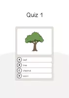 Aperçu - Jeux - Forest / Forêt: Vocabulary Quiz (Jeu de questions pour le cours d'anglais) - Page 3