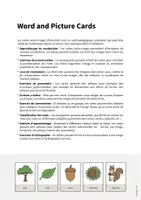 Aperçu - Affichage - Forest / Forêt: Word and Picture Cards (Cartes avec images pour le cours d'anglais) - Page 1