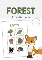 Aperçu - Jeux - Forest / Forêt: Education Lotto (Jeu pour le cours d'anglais) - Page de couverture