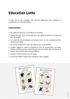 Aperçu - Jeux - Forest / Forêt: Education Lotto (Jeu pour le cours d'anglais) - Page 1