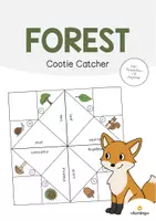Aperçu - Jeux - Forest / Forêt: Cootie Catcher (Jeu pour le cours d'anglais) - Page de couverture