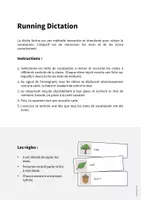 Aperçu - Jeux - Forest / Forêt: Running Dictation (Dictée en mouvement pour le cours d'anglais) - Page 1