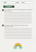 Vorschau - Arbeitsblätter - Der Regenbogen– Entstehung, Farben, Lichtbrechung - Seite 3