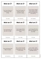 Aperçu - Jeux - Forest / Forêt: What am I? - Cards (Jeu pour le cours d'anglais) - Page 3