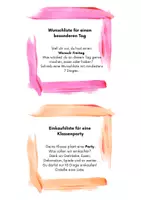 Vorschau - selbst erstellte Cliparts/Grafiken - Listen schreiben - Kreativaufgabe - Deckblatt