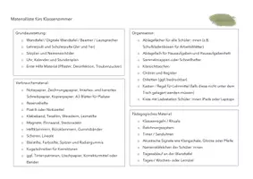 Vorschau - Lehrpläne/Lehrermaterial - Schulmaterialien: Etui, Klassenzimmer, pädagogisches Material - Deckblatt