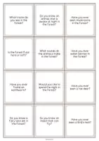 Aperçu - Cartes / Images - Forest / Forêt: Smalltalk Cards (Cartes de conversation) - Page 3