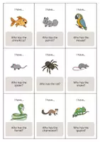 Aperçu - Jeux - Pets / Animaux de compagnie: I have..., who has...? (Jeu pour le cours d'anglais) - Page 3