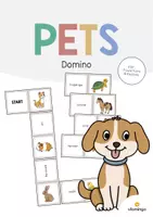 Aperçu - Jeux - Pets / Animaux de compagnie: Domino (Jeu pour le cours d'anglais) - Page de couverture