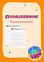 Vorschau - Arbeitsblätter - Geschlechtsverkehr - Deckblatt