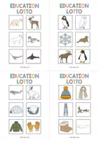 Aperçu - Jeux - Arctic & Antarctic / Arctique et Antarctique: Education Lotto (Jeu pour le cours d'anglais) - Page 3