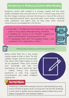 Vorschau - Arbeitsblätter - Predicting Content: Reading Strategies and Text Clues - Seite 1