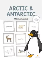 Aperçu - Jeux - Arctic & Antarctic / Arctique et Antarctique: Memo Game (Jeu pour le cours d'anglais) - Page de couverture