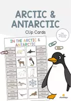 Aperçu - Cartes / Images - Arctic & Antarctic / Arctique et Antarctique: Clip Cards (Cartes à pince pour le cours d'anglais) - Page de couverture