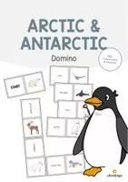 Aperçu - Jeux - Arctic & Antarctic / Arctique et Antarctique: Domino (Jeu pour le cours d'anglais) - Page de couverture