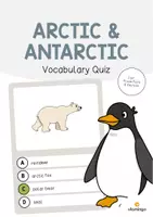 Aperçu - Jeux - Arctic & Antarctic / Arctique et Antarctique: Vocabulary Quiz (Jeu de questions pour le cours d'anglais) - Page de couverture