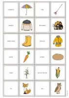 Aperçu - Jeux - Autumn / Automne: Memo Game (Jeu pour le cours d'anglais) - Page 3