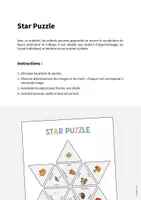 Aperçu - Jeux - Autumn / Automne: Star Puzzle (Jeu pour le cours d'anglais) - Page 1