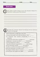 Vorschau - Arbeitsblätter - Flat vs. Round Characters: Figurenanalyse Englischunterricht - Seite 3