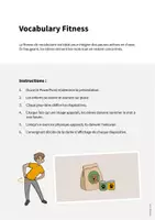 Aperçu - Jeux - Pet Shop / Animalerie: Vocabulary Fitness (Fitness du vocabulaire) - Page 1
