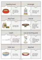 Aperçu - Jeux - Pet Shop / Animalerie: Puzzle (Puzzle pour le cours d'anglais) - Page 2