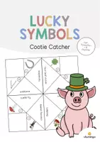 Aperçu - Jeux - Lucky Symbols / Symboles porte-bonheur: Cootie Catcher (Jeu pour le cours d'anglais) - Page de couverture
