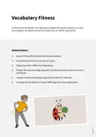 Aperçu - Jeux - Lucky Symbols / Symboles porte-bonheur: Vocabulary Fitness (Fitness du vocabulaire) - Page 1