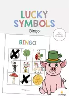 Aperçu - Jeux - Lucky Symbols / Symboles porte-bonheur: Bingo (Jeu pour le cours d'anglais) - Page de couverture