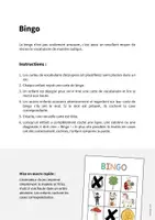 Aperçu - Jeux - Lucky Symbols / Symboles porte-bonheur: Bingo (Jeu pour le cours d'anglais) - Page 1