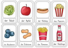 Vorschau - Bildkarten - gesund und ungesund für die Zähne Zuordnungskarten - Seite 2